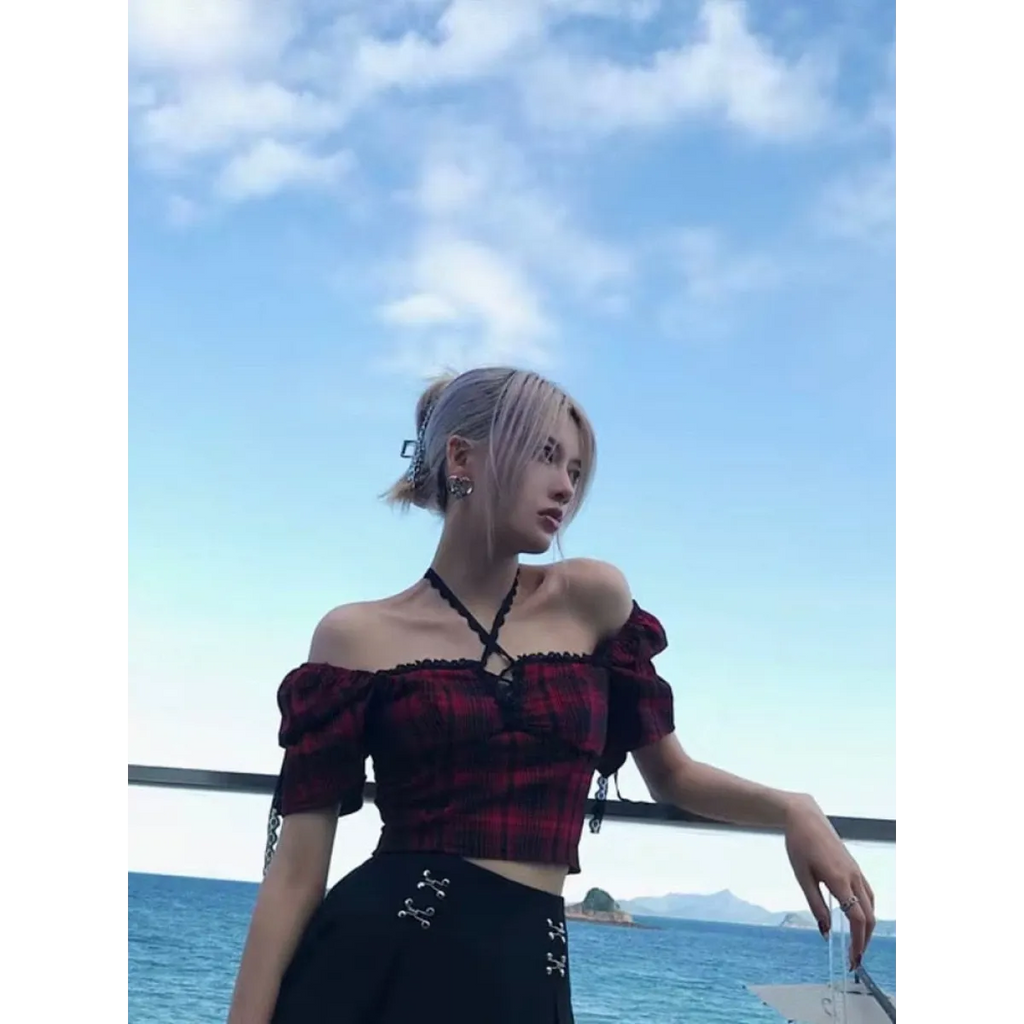 Gothic Harajuku Crop T-shirts - Night Bloom Digital Empire Studios