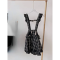 Gothic Lolita Suspender Skirt – Lace Trim Bowknot A-Line Mini - Night Bloom Digital Empire Studios